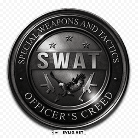 swat badge Isolated Subject in Clear Transparent PNG