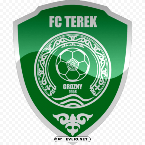terek grozny football logo PNG for educational projects