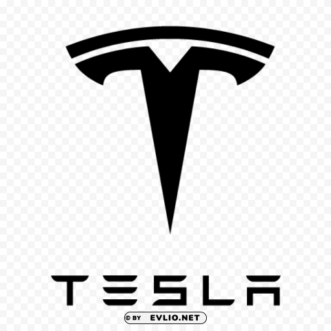 tesla logo Isolated Graphic Element in HighResolution PNG