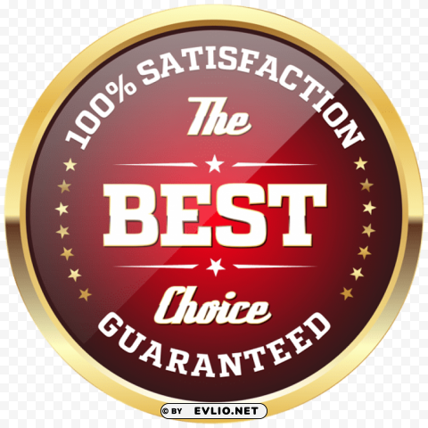 The Best Choice Badge Transparent Clear Image PNG