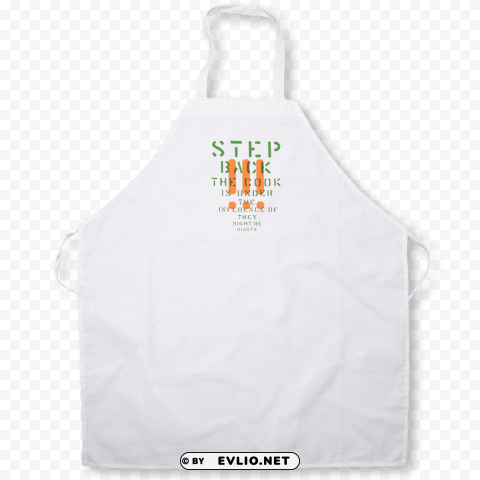 the step back apron Transparent Background PNG Isolated Character