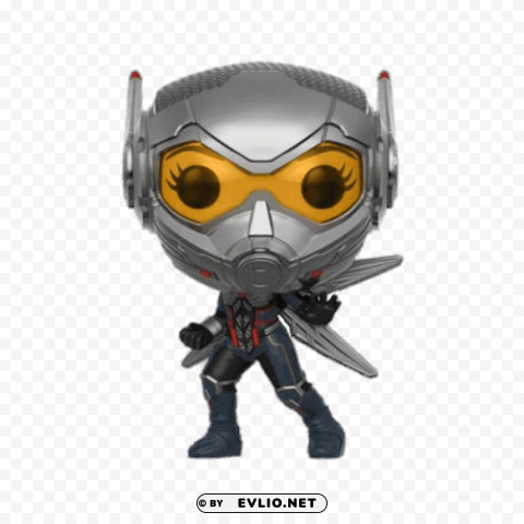 the wasp pop figure PNG with clear background set