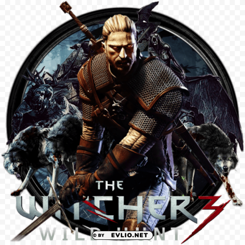 the witcher 3 logo PNG images with transparent layering
