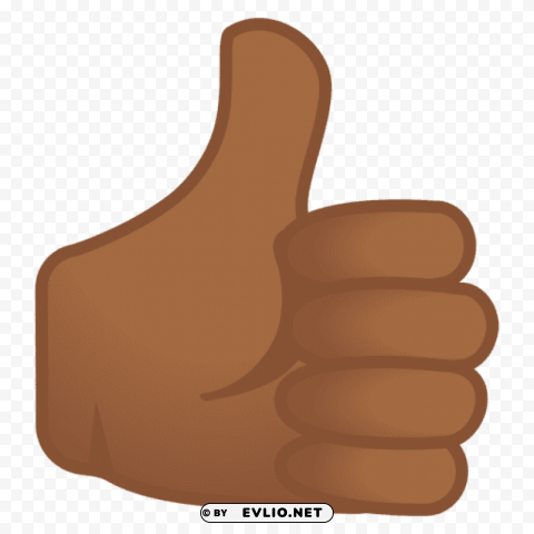 Thumbs Up Emoji Black Skin Transparent PNG Images Extensive Gallery