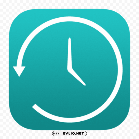 time machine icon ios 7 PNG images with no background essential