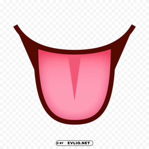 tongue PNG Graphic with Clear Isolation clipart png photo - 9f403b96