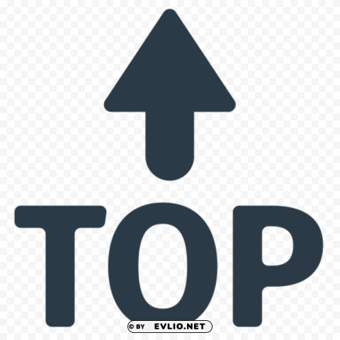 top Arrow Transparent PNG Isolated Subject Matter PNG with No Background - Image ID 5da11261