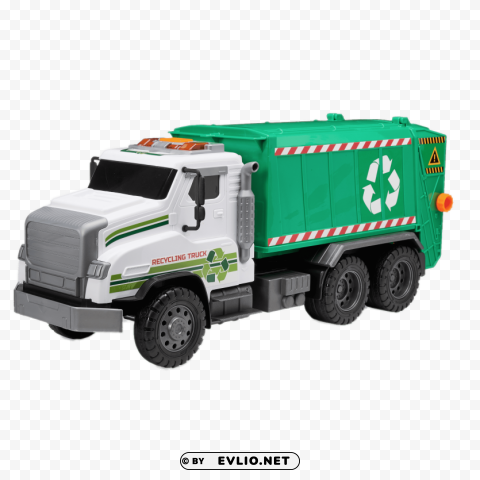 toy recycling truck PNG transparent design
