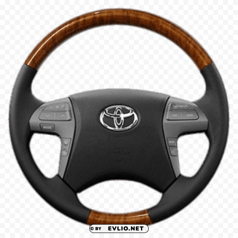 toyota steering wheel Isolated Design Element on Transparent PNG