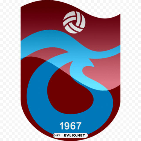 Trabzonspor Football Logo Isolated Subject On Clear Background PNG