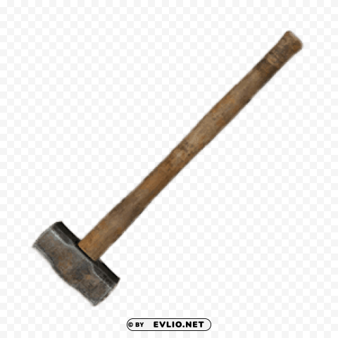 Transparent Background PNG of traditional sledgehammer Transparent Background PNG Object Isolation - Image ID f02f3bee