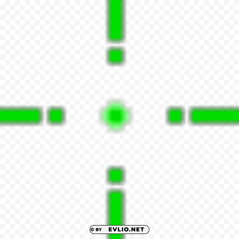 green crosshair PNG Graphic with Transparent Background Isolation