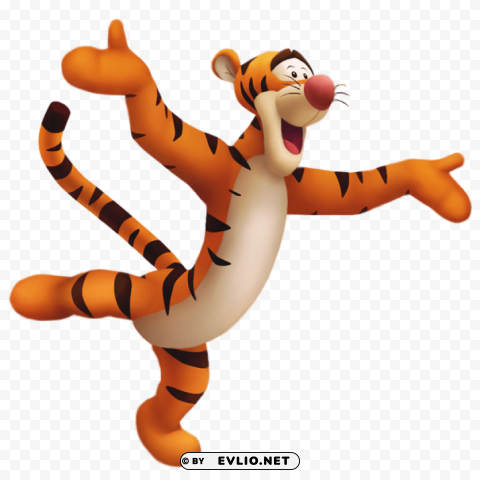 transparent winnie the pooh tigger Free download PNG images with alpha channel
