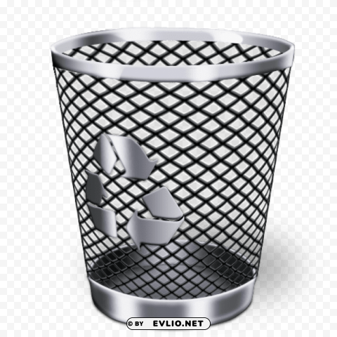 trash can Isolated Subject with Transparent PNG