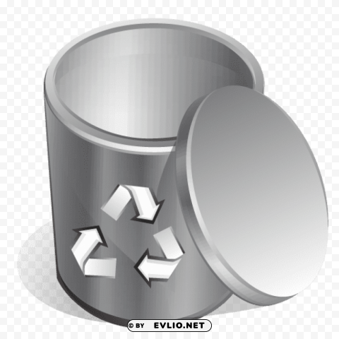 trash can PNG artwork with transparency