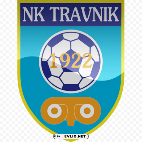 travnik football logo PNG with Clear Isolation on Transparent Background