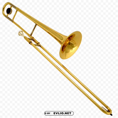 trombone Isolated Graphic on HighQuality Transparent PNG