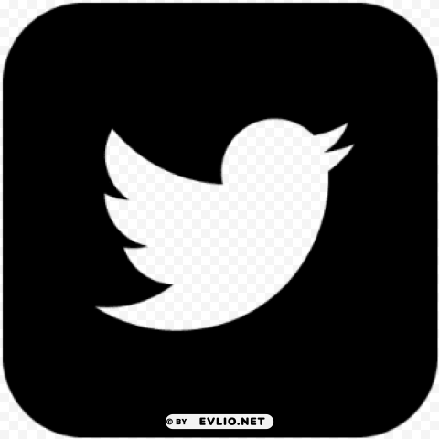 twitter logo black vector PNG Graphic with Clear Isolation