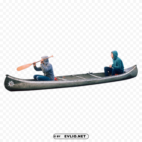 two people on a canoe High-resolution transparent PNG images set