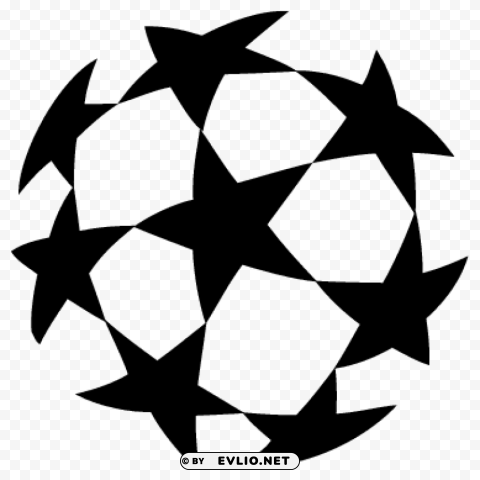 uefa champions league ball logo Clear Background PNG Isolation