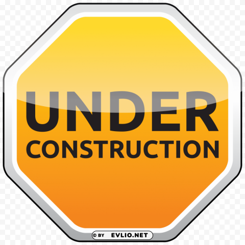 under construction sign PNG files with no background bundle