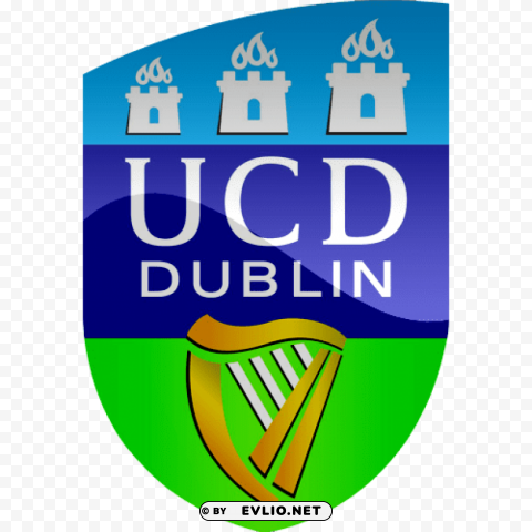 university college dublin afc logo Isolated Illustration in Transparent PNG