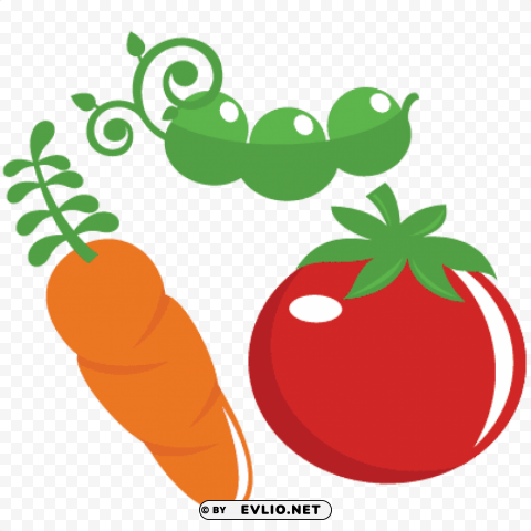 vegetables svg Transparent Background Isolated PNG Design