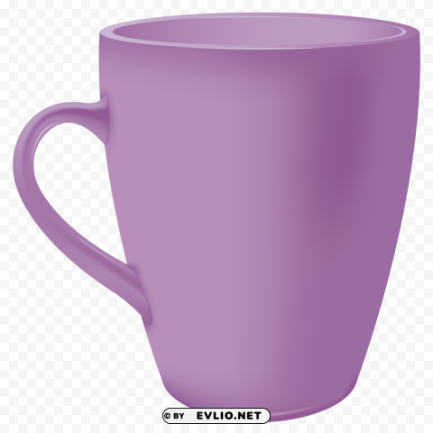violet cup PNG with Clear Isolation on Transparent Background