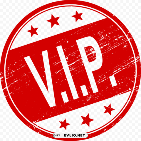 vip stamp Clear Background PNG Isolated Item