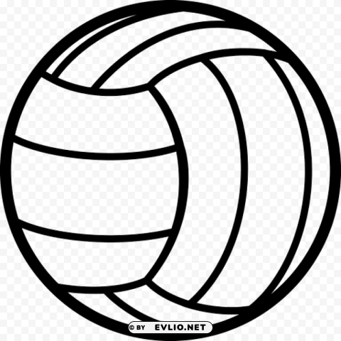 volleyball Isolated Subject in Transparent PNG