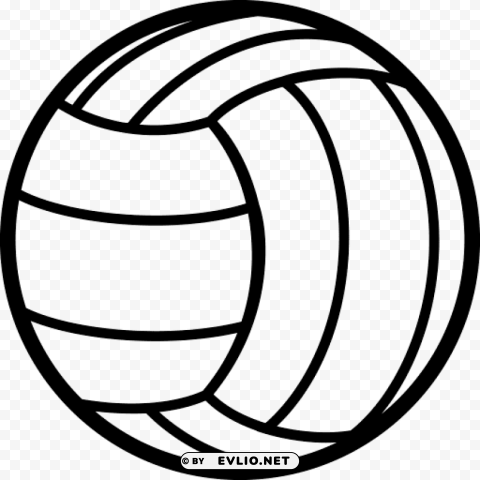 Volleyball Isolated Subject In Transparent PNG