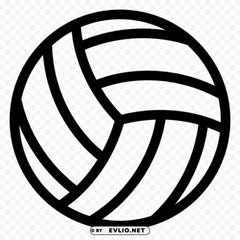 volleyball Isolated Subject on Clear Background PNG