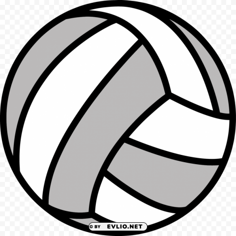 volleyball PNG artwork with transparency