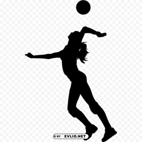 volleyball player PNG files with transparent backdrop complete bundle