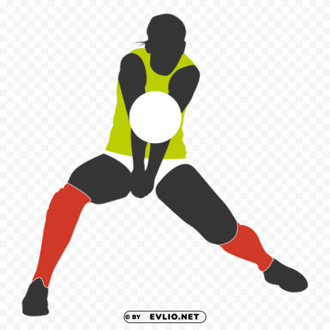 volleyball player PNG files with transparent canvas collection