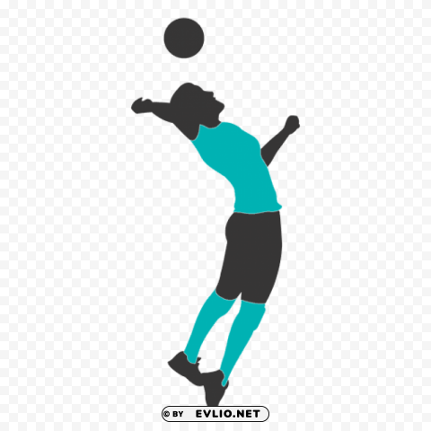 Volleyball Player PNG For Educational Projects