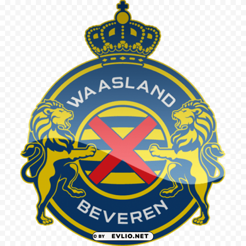 waasland beveren football logo PNG Image with Isolated Graphic