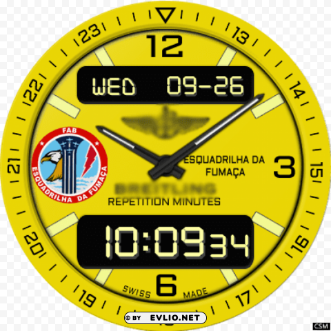 wall clock Isolated Item on Transparent PNG Format