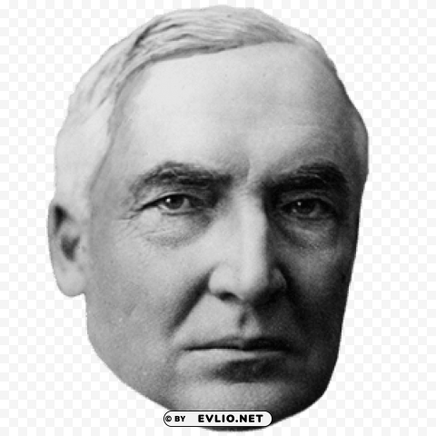 Transparent background PNG image of warren g harding PNG with Isolated Transparency - Image ID 8a5db216