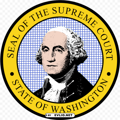 washington state supreme court seal PNG pics with alpha channel
