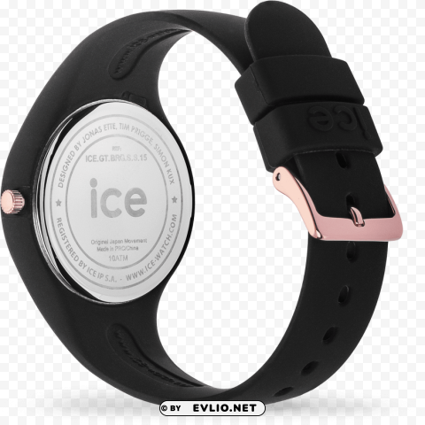 watch ice glitter Clean Background Isolated PNG Object