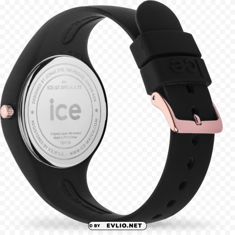 Watch Ice Glitter Clean Background Isolated PNG Object