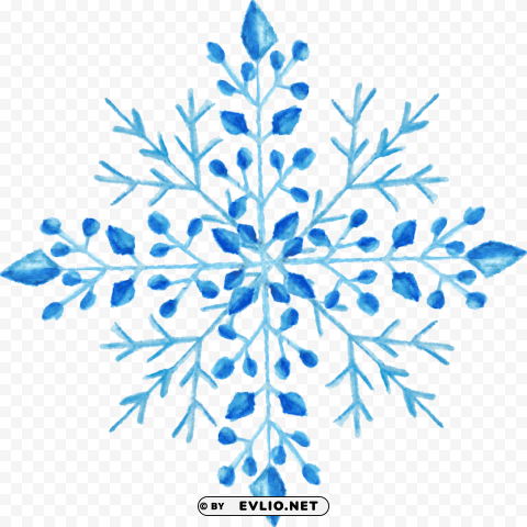watercolor snowflake transparent snowflake PNG transparency