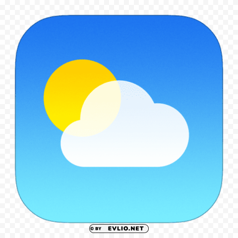 weather icon ios 7 PNG images with clear cutout