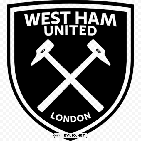 west ham united fc logo pngbf83 Isolated Illustration with Clear Background PNG