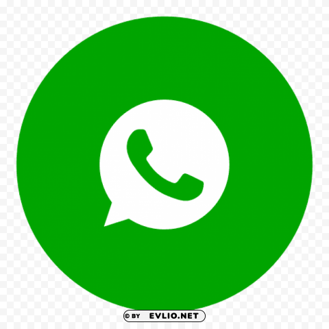 whatsapp logo transpar Isolated Design on Clear Transparent PNG
