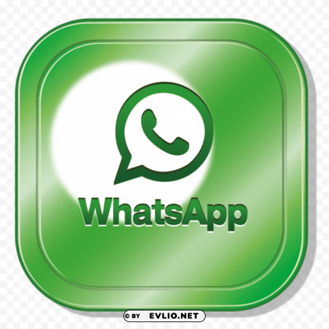 whatsapp square logo p Isolated Element on HighQuality PNG
