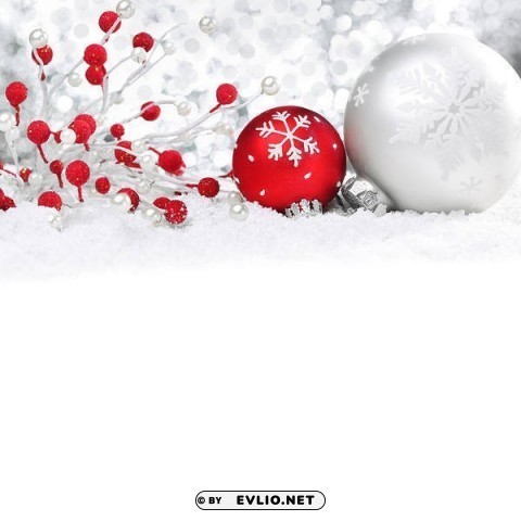 white and red christmas Transparent PNG images wide assortment