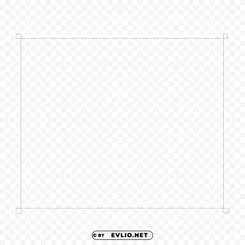 white border frame Clear Background PNG Isolated Graphic