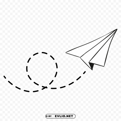 white paper plane PNG images with high-quality resolution